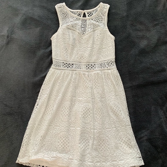 By & By White Lace Dress - Picture 5 of 6